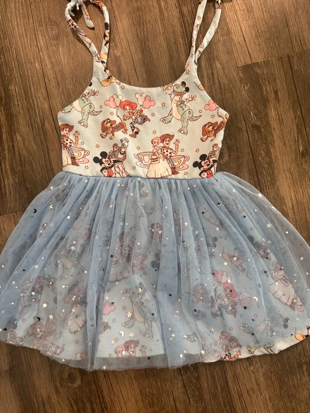 Blue Disney-Style Toy Story Tulle Dress